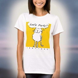 Camiseta Hora de fiesta para amantes de gatos