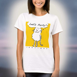 Camiseta Hora de fiesta para amantes de gatos