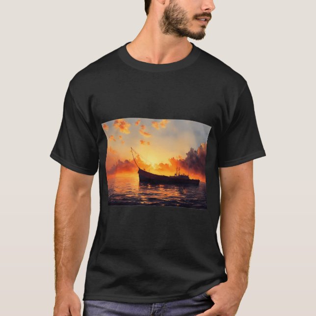 Camiseta Hora de ir a pescar (Anverso)