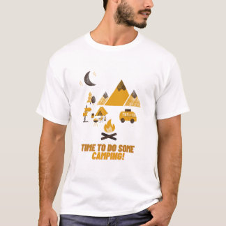 CAMISETA HORA DE IR DE CAMPAMENTO