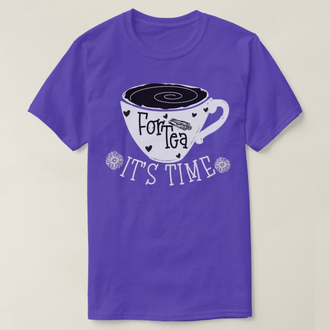 Camiseta Hora de Itx27 para el té con marco 1 (Diseño del anverso)