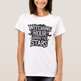 Camiseta Hora de la bruja bajo las estrellas T-Shirt