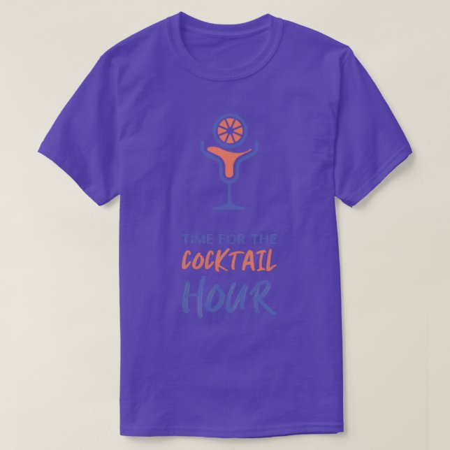 Camiseta Hora De La Hora Del Cóctel (Diseño del anverso)