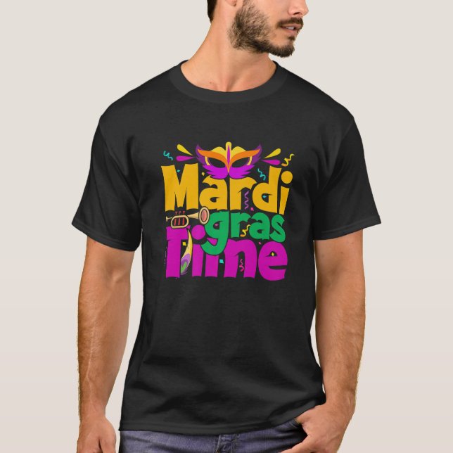 Camiseta Hora de Mardi Gras (Anverso)