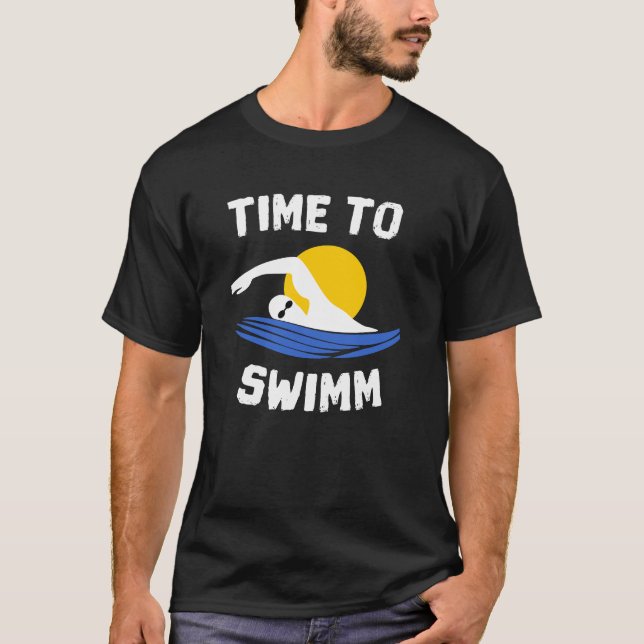 Camiseta Hora de nadar (Anverso)