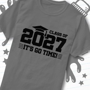 Camiseta Hora de Partir Año de Graduación Clase de Último A