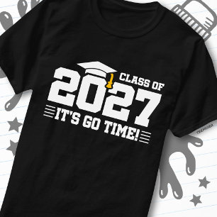 Camiseta Hora de partir Cita de graduación Clase de graduad