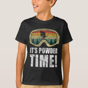 Camiseta Hora de polvo divertido esquí nieve freestyle invi