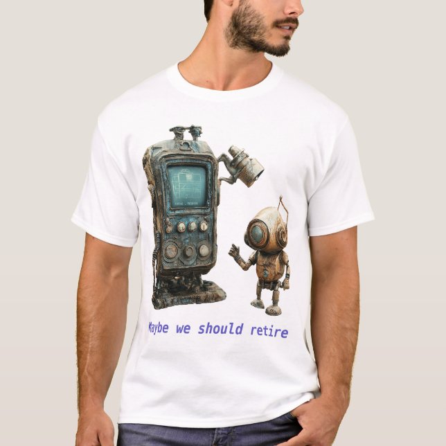 Camiseta Hora de retirarse (Anverso)