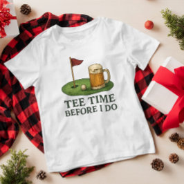 Camiseta Hora de Salida de Golf Antes de Mi Boda Despedida