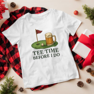 Camiseta Hora de Salida de Golf Antes de Mi Boda Despedida 