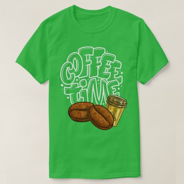 Camiseta Hora del café 4 (Diseño del anverso)
