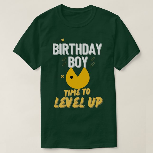 Camiseta Hora del niño de cumpleaños a nivel 2 (Diseño del anverso)
