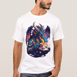Camiseta Hora del té del dragón | Dragón elaborando té