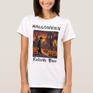 Camiseta hora favorita de halloween