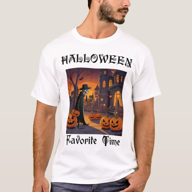 Camiseta hora favorita de halloween (Anverso)
