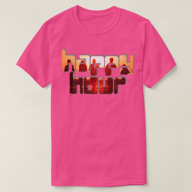 Camiseta hora feliz (Diseño del anverso)