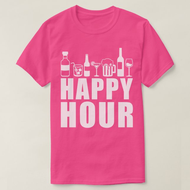 Camiseta Hora feliz (Diseño del anverso)