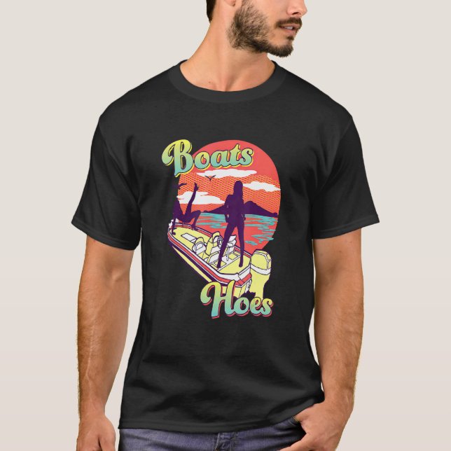 Camiseta Horario De Verano De Los Botes Con Tela De Barco (Anverso)