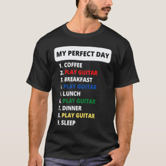 Camiseta Horario del guitarrista de Guitar My Perfect Day