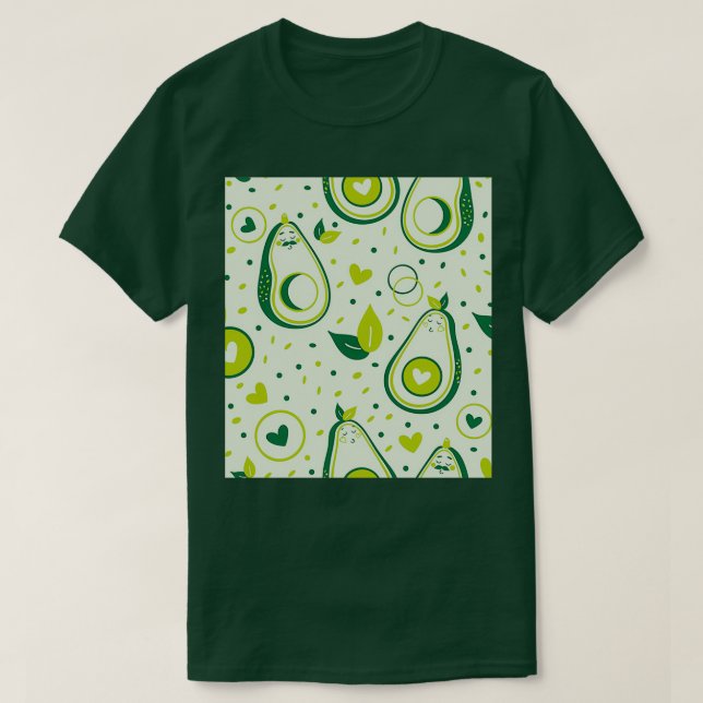 Camiseta Horas sonrientes de aguacate (Diseño del anverso)