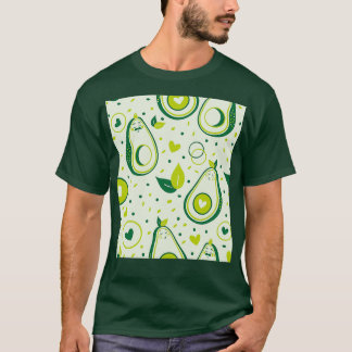 Camiseta Horas sonrientes de aguacate