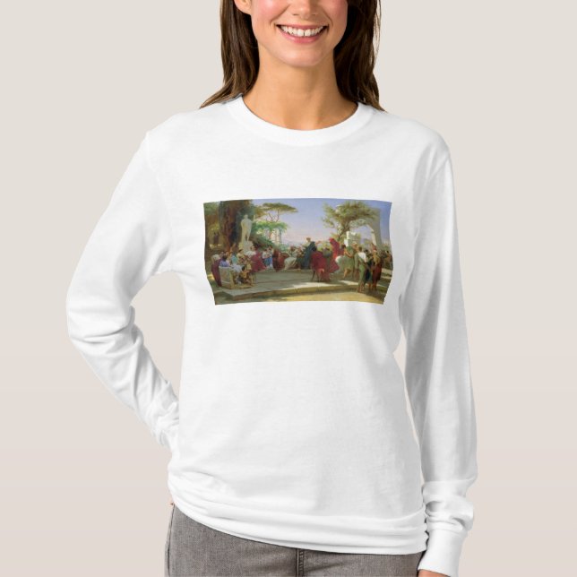 Camiseta Horatius que lee sus sátiras a Maecenas, 1863 (Anverso)