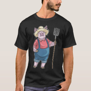 Camiseta Horca de granjero de cerdos