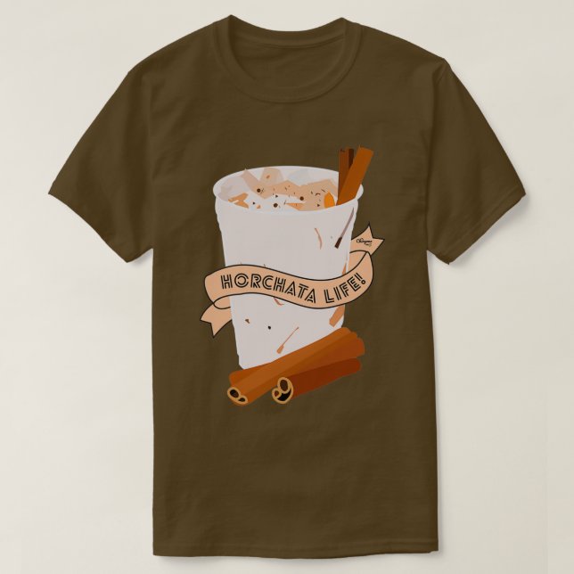 Camiseta Horchata Life (Diseño del anverso)