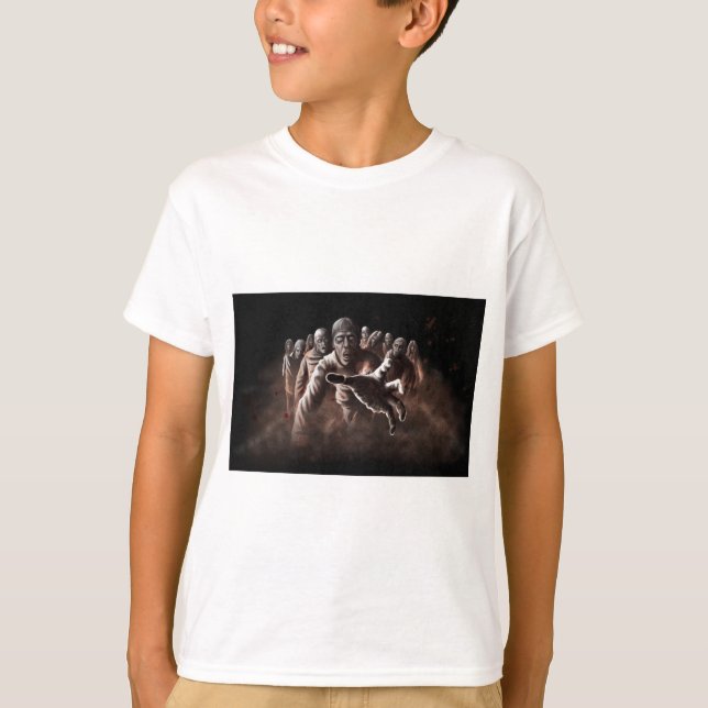 Camiseta Horda del zombi (Anverso)
