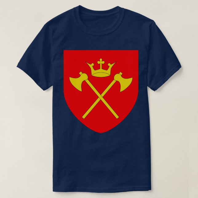 Camiseta Hordaland Coat of Arms Noruega (Diseño del anverso)