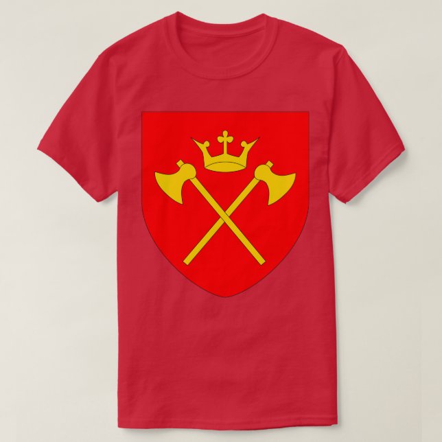 Camiseta Hordaland Coat of Arms Noruega (Diseño del anverso)