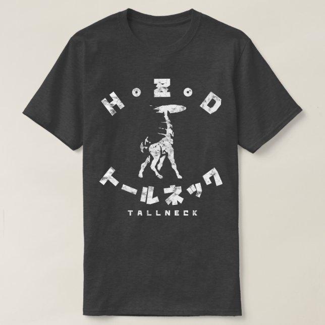 Camiseta Horizon Zero Dawn Tallneck Kanji (Diseño del anverso)