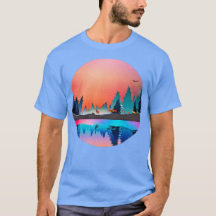 Camiseta Horizonte 3 de las montañas forestales