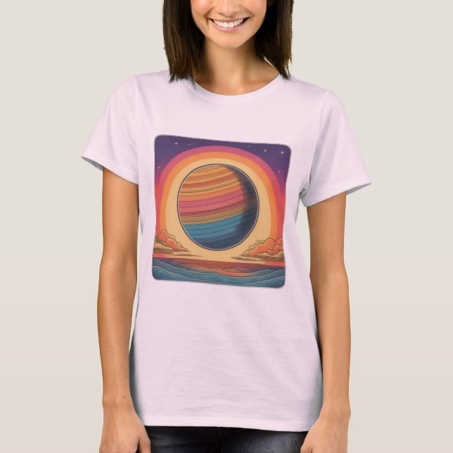 Camiseta Horizonte Cosmérico (Anverso)