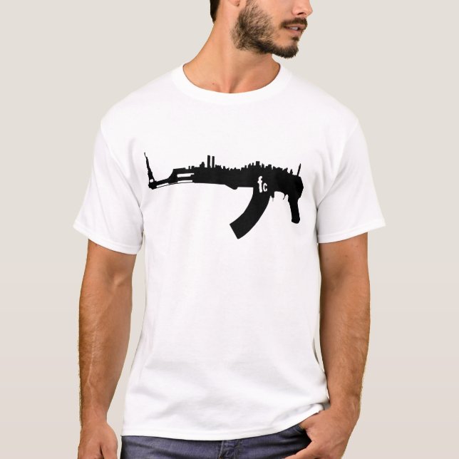 Camiseta Horizonte de AK 47 NY (Anverso)