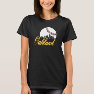 Camiseta Horizonte de béisbol de Oakland Oakland California