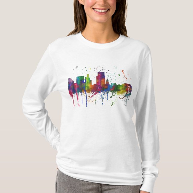 CAMISETA HORIZONTE DE BOISE IDAHO (Anverso)