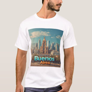 Camiseta 🌆 Horizonte de Buenos Aires Catedral Histórica Ar