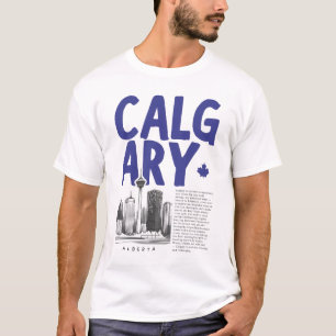 Camiseta Horizonte de Calgary Alberta Canadá