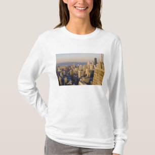 Camiseta Horizonte de Chicago, Illinois, desde la Torre Sea