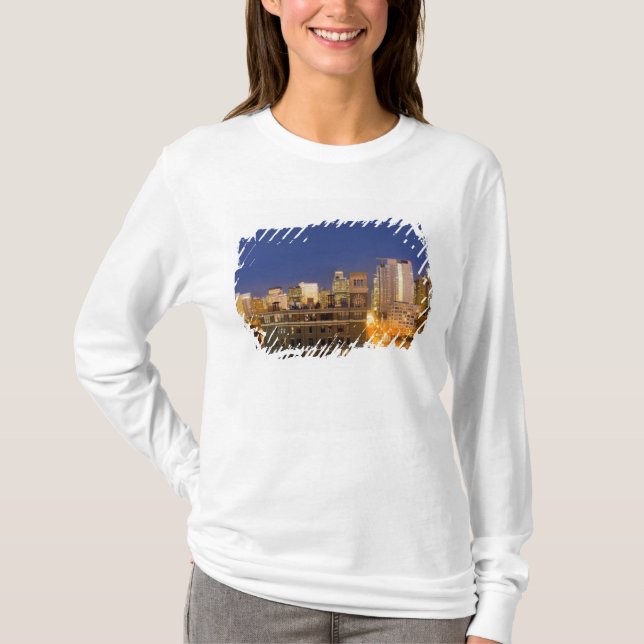 Camiseta horizonte de Chicago, Illinois, tomado desde West  (Anverso)