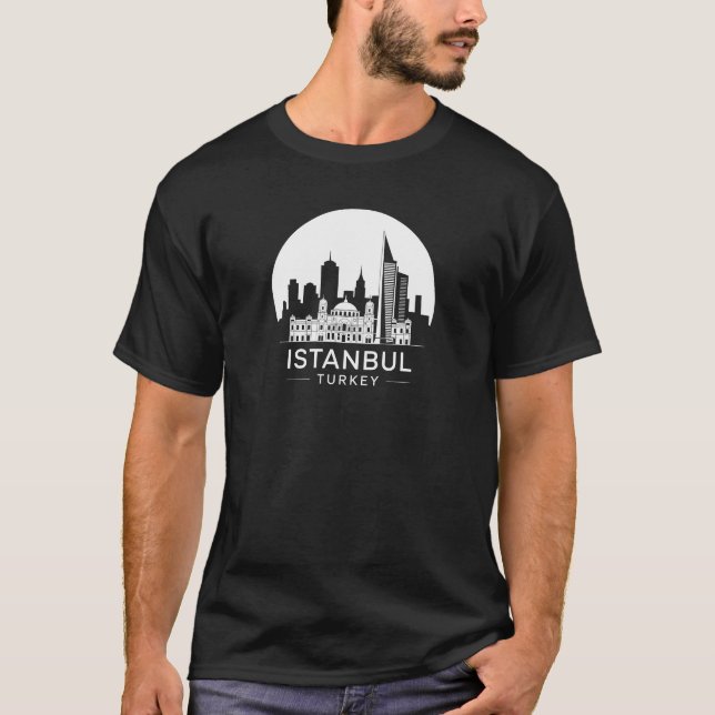 Camiseta Horizonte de Estambul Turquía (Anverso)