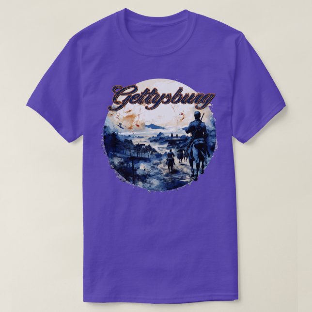 Camiseta Horizonte de Gettysburg (Diseño del anverso)
