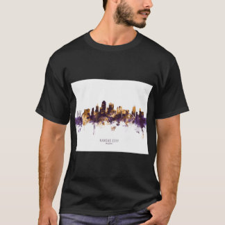 Camiseta Horizonte de Kansas City Missouri Sobredimensionad