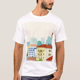 Camiseta Horizonte de la ciudad