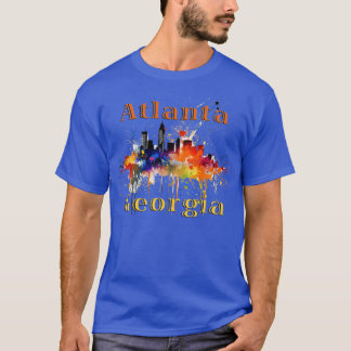 Camiseta Horizonte de la ciudad de Atlanta Georgia