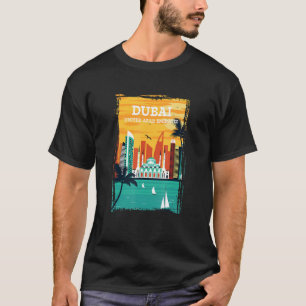 Camiseta Horizonte de la ciudad de Dubái con rascacielos en