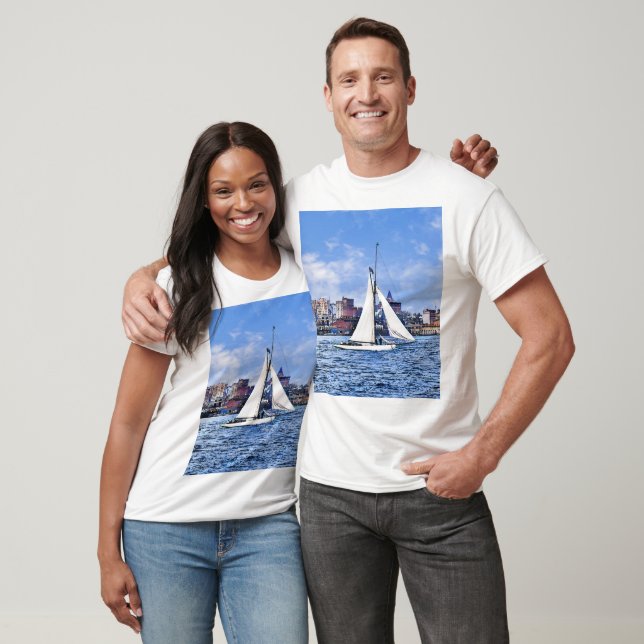 Camiseta Horizonte de la ciudad de Nueva York (Unisexo)