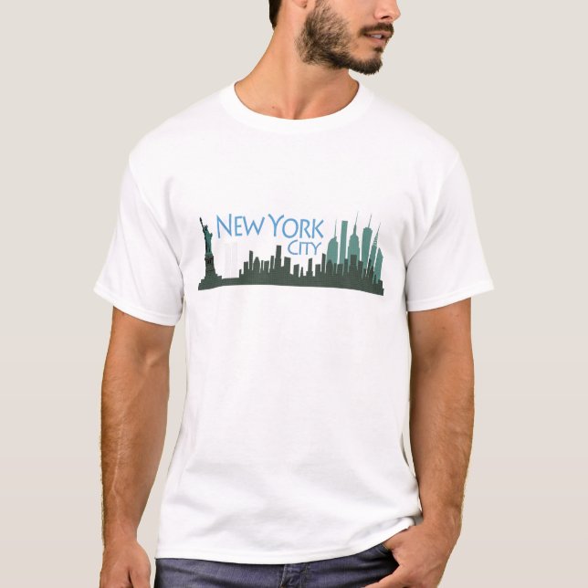 Camiseta Horizonte de la libertad de NYC (Anverso)